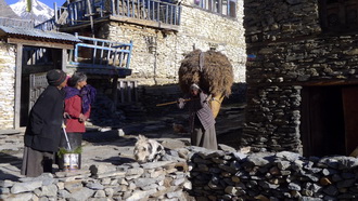 Жители непальской деревни